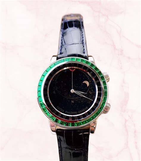 patek philippe 6104/13p emerald celestial|patek philippe celestial horloges.